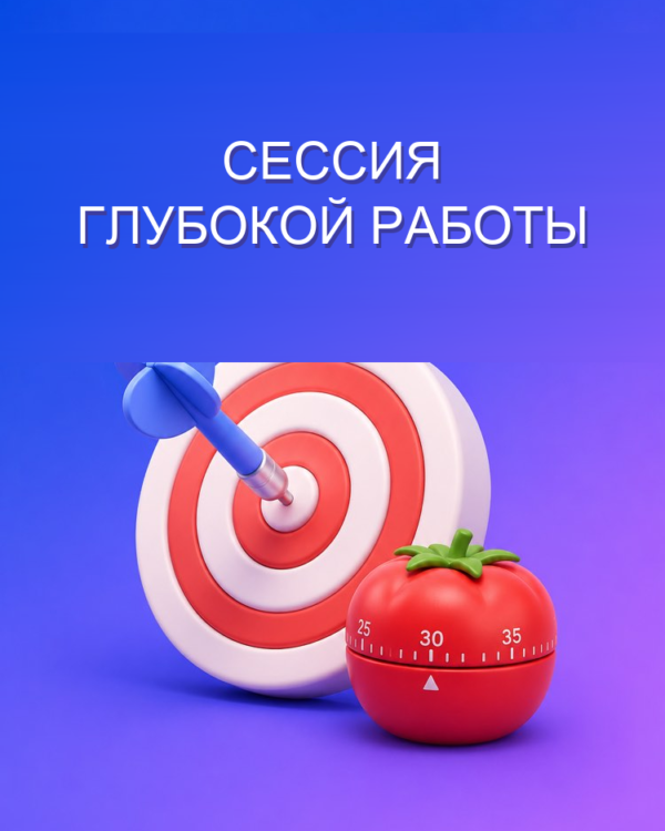 План сессии глубокой работы