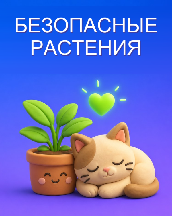 Безопасные растения для питомцев и детей с ИИ