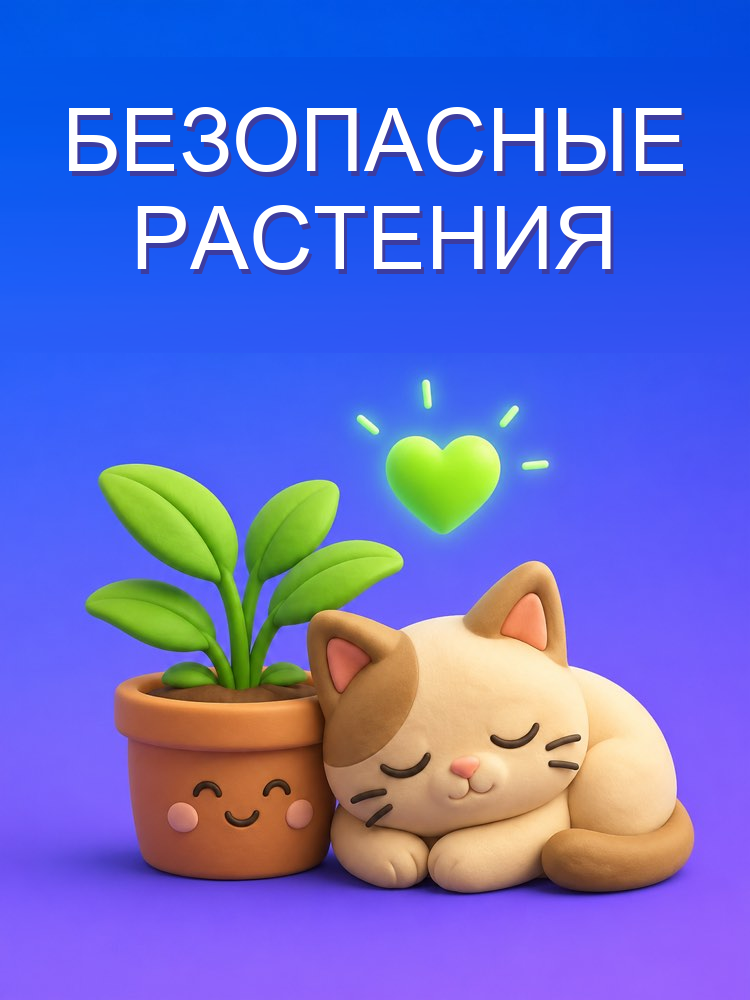 Безопасные растения для питомцев и детей с ИИ