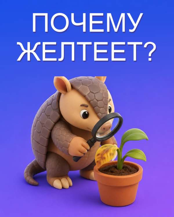 Почему ваше растение желтеет? Разберитесь с ИИ