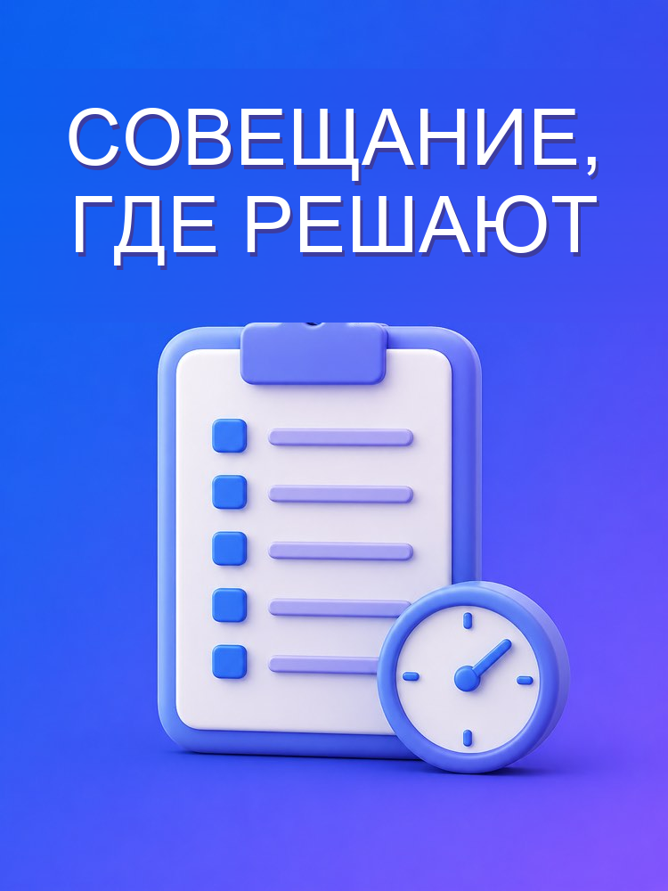 Подготовка совещания (повестка и цели)