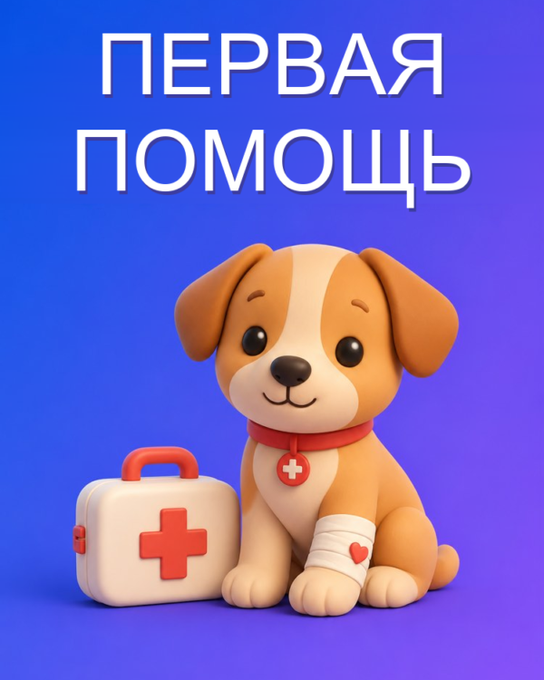 Первая помощь питомцу при неотложном случае с ИИ