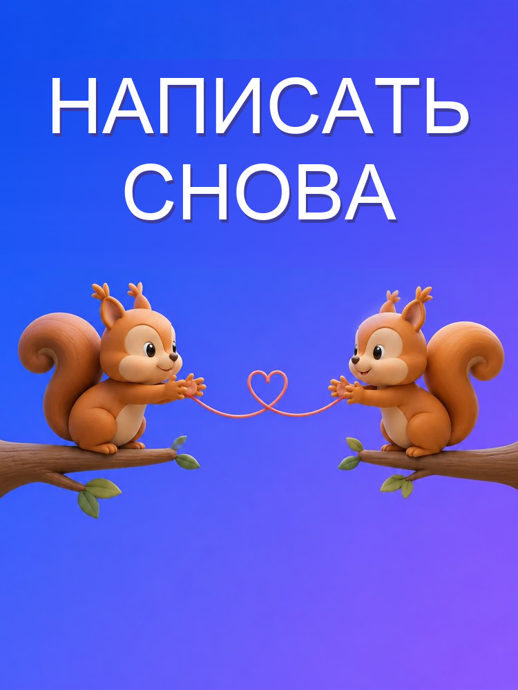 Возобновить общение с тем, кто отдалился, с ИИ