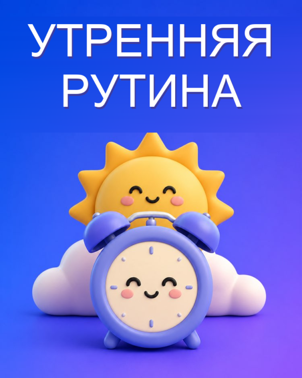 Утренняя рутина, которая приживётся