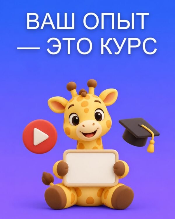 То, что вы умеете, становится онлайн-курсом