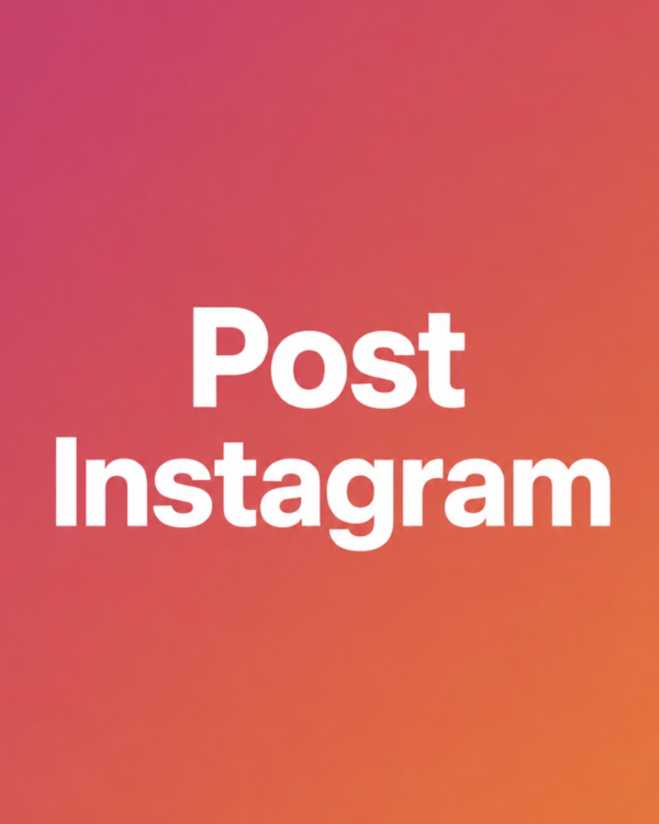 Post para Instagram