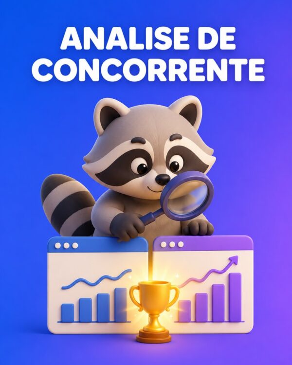 Capa ilustrada do prompt Análise de Concorrente e o Seu Diferencial