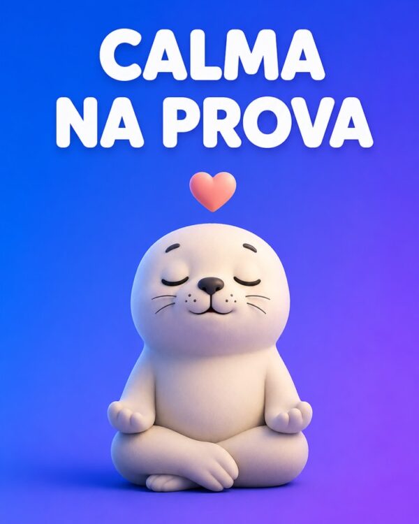 Capa ilustrada do prompt Preparação Emocional para a Prova - Prompteiro