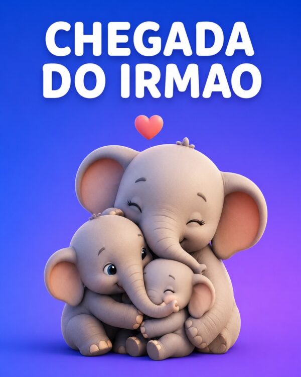 Capa ilustrada do prompt Preparando o Filho para a Chegada do Irmão - Prompteiro