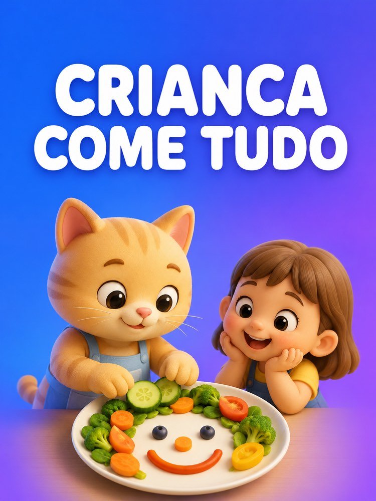 Capa ilustrada do prompt Comida que a Criança Come sem Drama