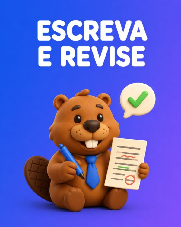 Escreva e Revise um Texto no Idioma