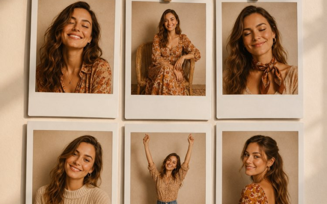 Varal de Polaroids Vintage na sua Parede