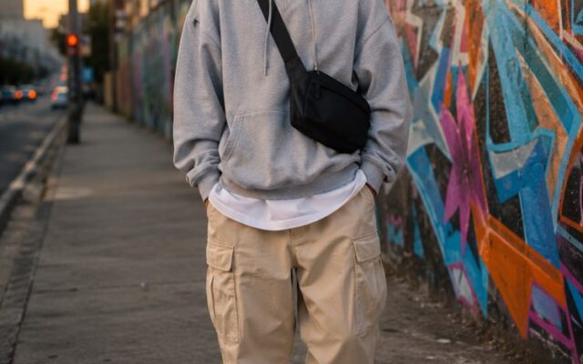 Exemplo de imagem gerada com o prompt Look Streetwear Urbano