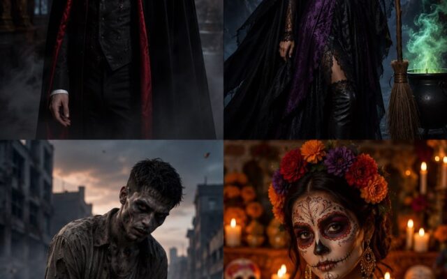 Maquiagem de Caveira Mexicana (Catrina)