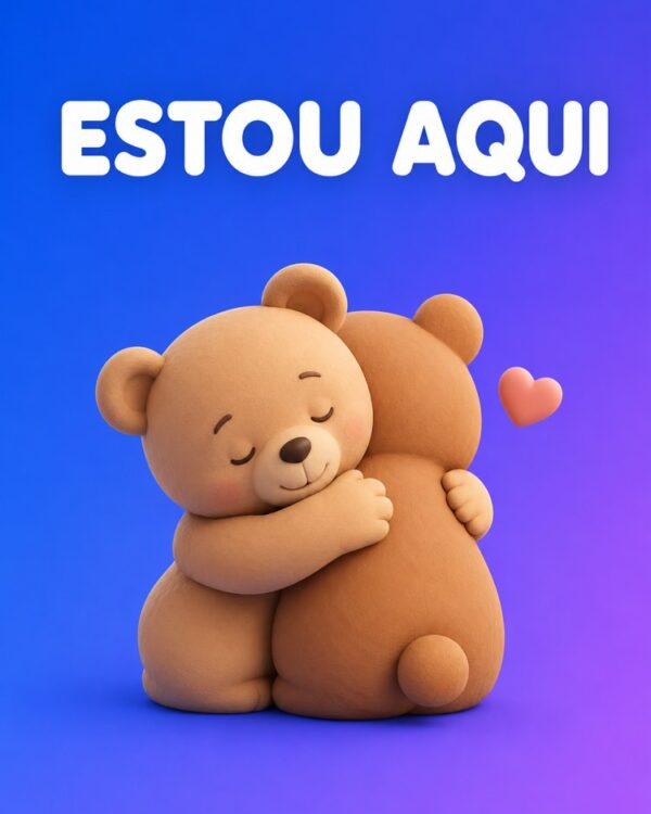Capa ilustrada do prompt Mensagem de Apoio para um Momento Difícil