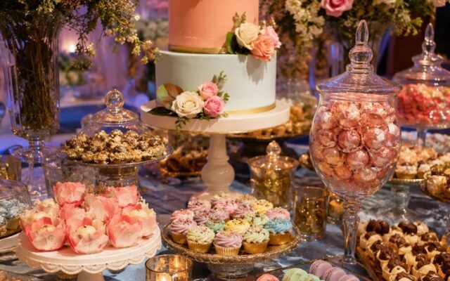 Exemplo de imagem gerada com o prompt Mesa de Doces Personalizada