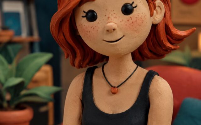 Boneco de Massinha Stop-Motion com IA