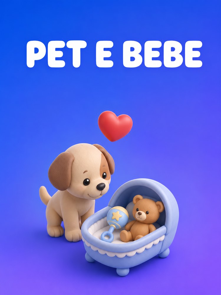 Capa ilustrada do prompt Preparar o Pet para a Chegada do Bebê