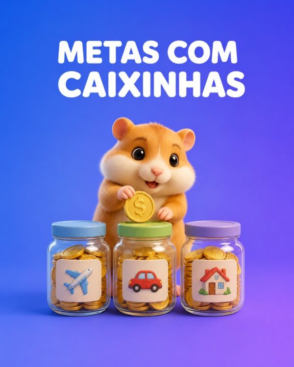 Caixinhas por Objetivo para suas Metas Financeiras