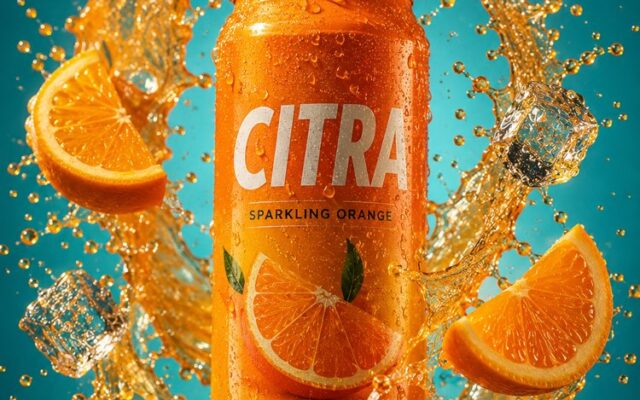 Splash Congelado de Bebida para Comercial