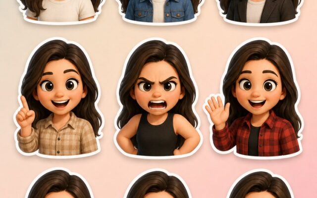 Figurinhas 3D do seu Rosto para o WhatsApp