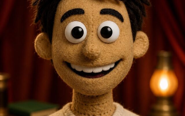 Fantoche de Feltro Stop-Motion na sua Foto