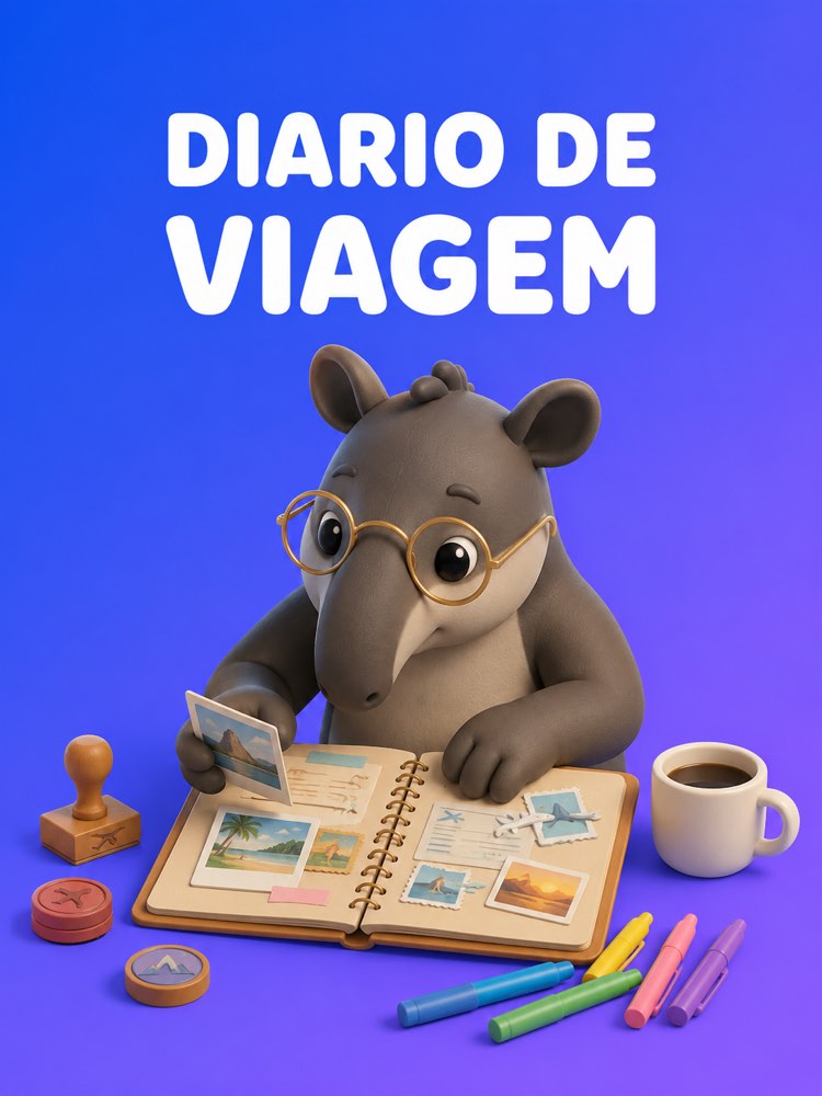 Diário de Viagem Sem Preguiça