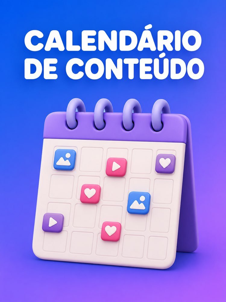 Calendário de Conteúdo de 30 Dias