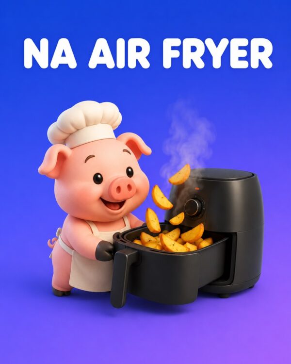 Capa ilustrada do prompt Receitas na Air Fryer