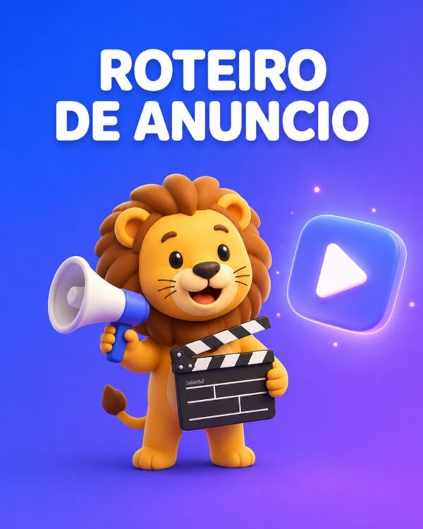 Capa ilustrada do prompt Roteiro de Anúncio Curto em Vídeo