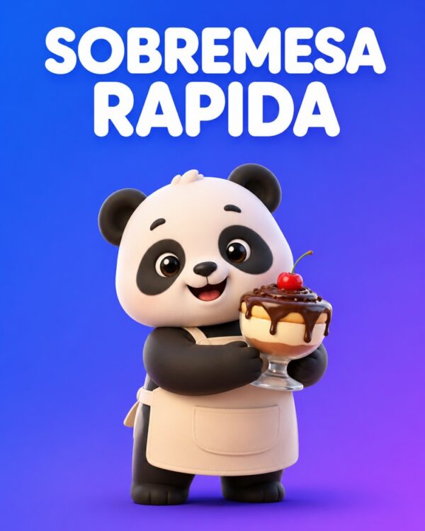Capa ilustrada do prompt Sobremesa Rápida com Poucos Ingredientes