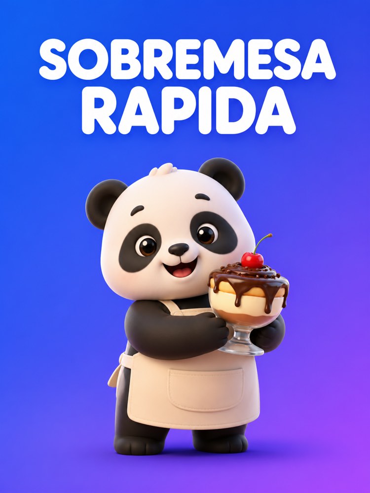 Capa ilustrada do prompt Sobremesa Rápida com Poucos Ingredientes