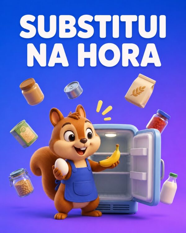 Capa ilustrada do prompt Substituição de Ingredientes na Hora do Aperto