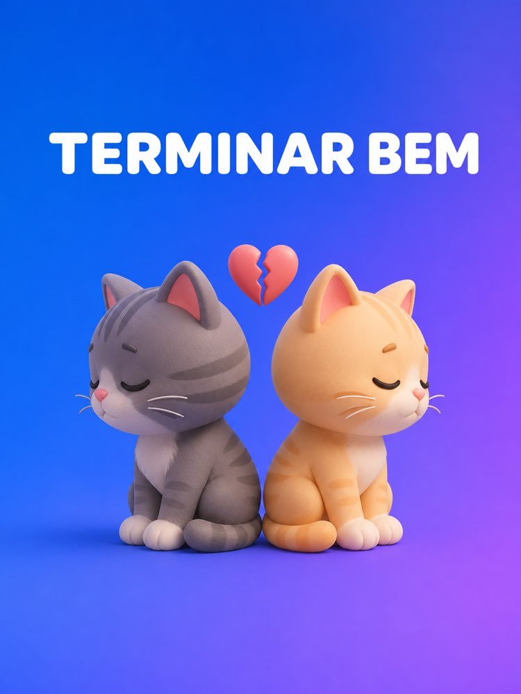 Capa ilustrada do prompt Terminar um Relacionamento com Respeito