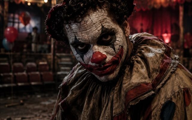 Vire um Palhaço Sombrio de Terror