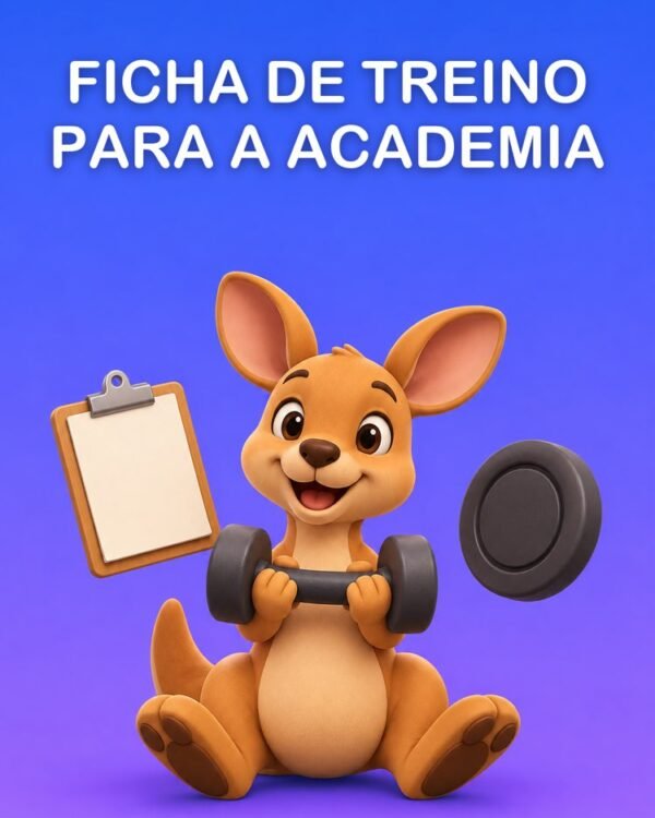 Ficha de Treino de Musculação para a Academia