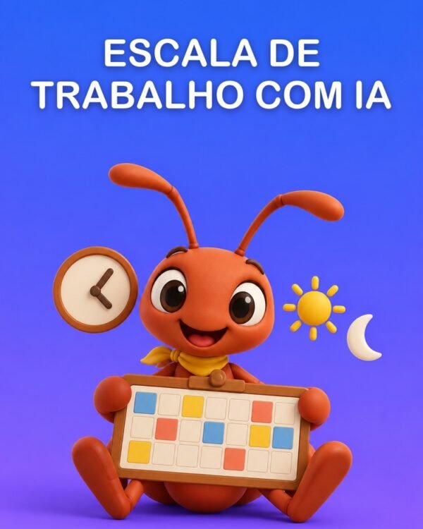 Escala de Trabalho com IA, com Turnos e Horas Conferidos
