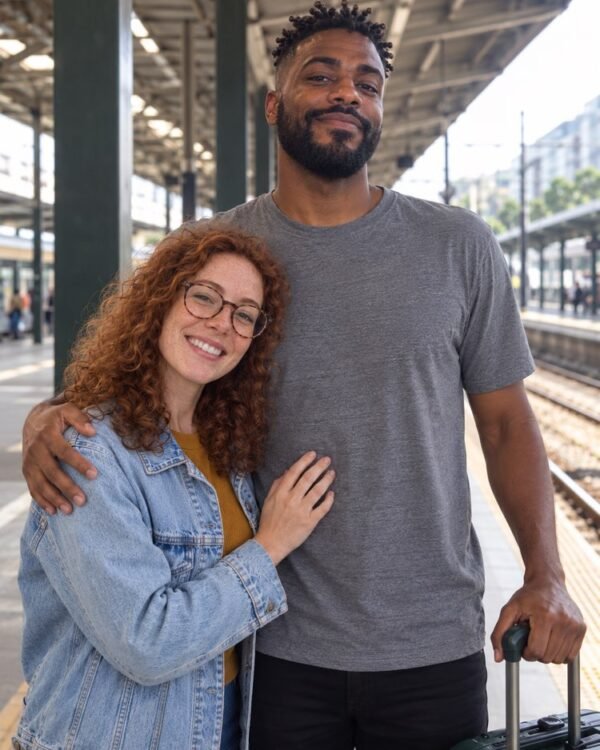 Foto de Casal com IA a Partir de Duas Fotos Separadas