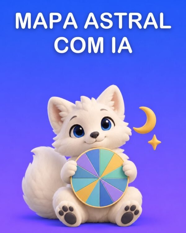 Mapa Astral com IA, Lido a Partir das Posições Reais do Seu Mapa