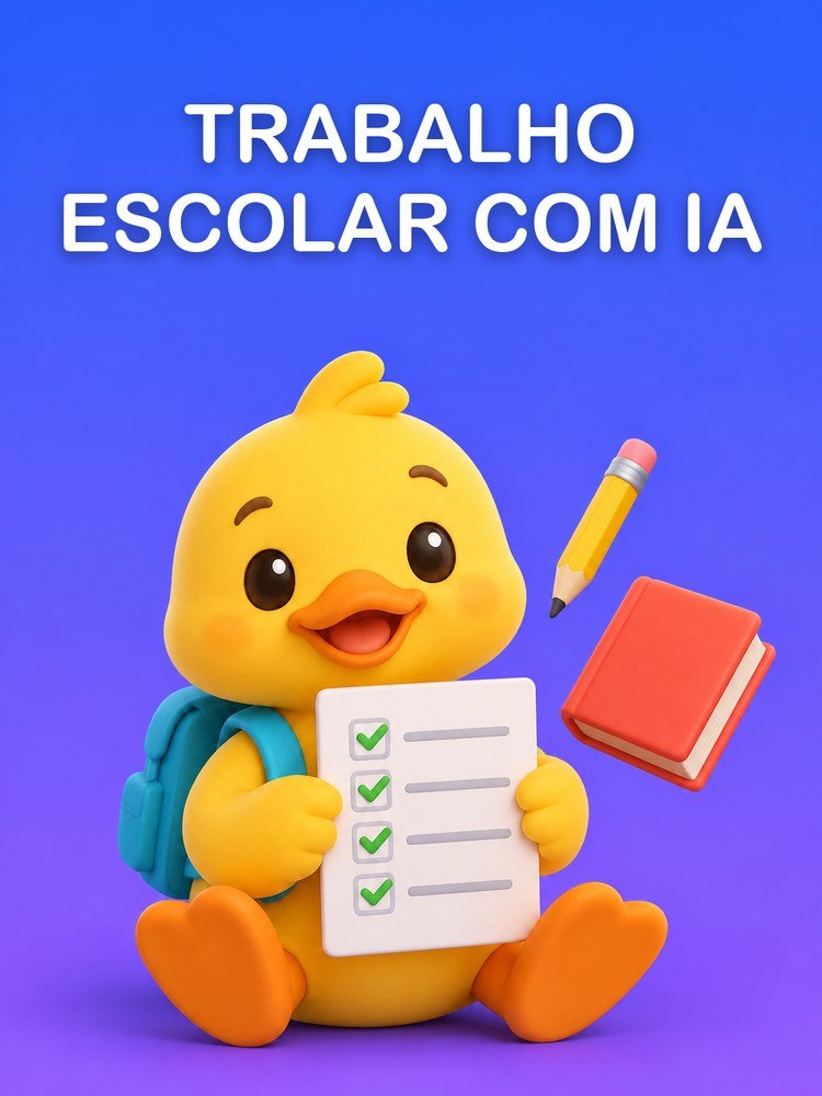 Trabalho Escolar com IA, do Enunciado ao Roteiro de Cada Parte