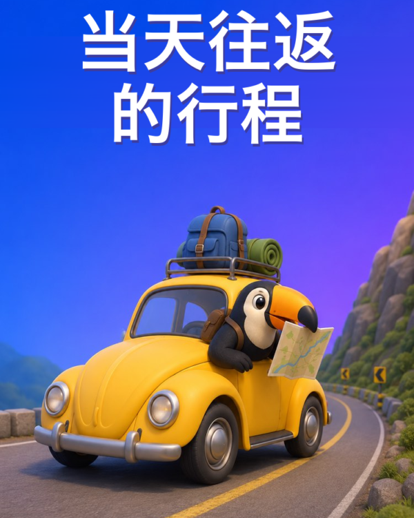 当天往返的完美行程（AI提示词）