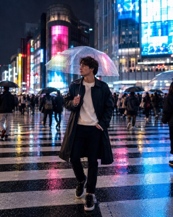 东京的照片:夜晚的涩谷路口
