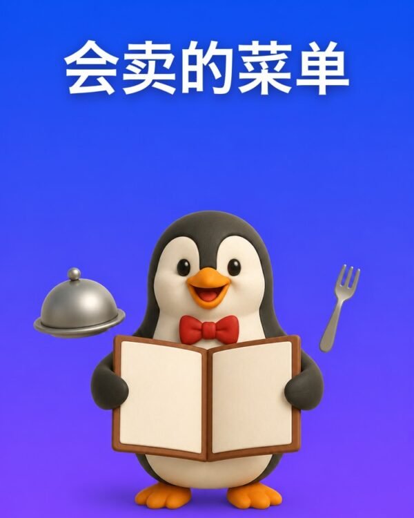 能卖货的餐厅菜单