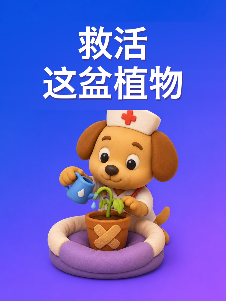 如何救活快枯死的植物（AI提示词）