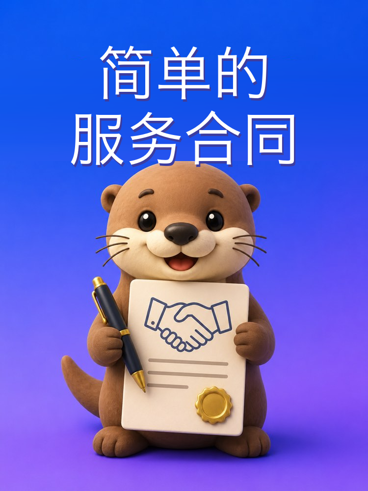 简单又稳妥的服务合同