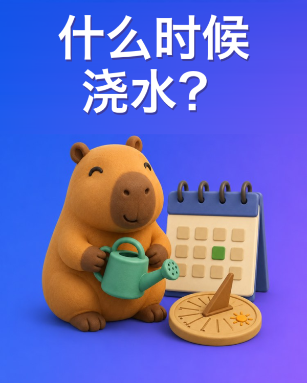 适合你的植物的浇水计划（AI提示词）