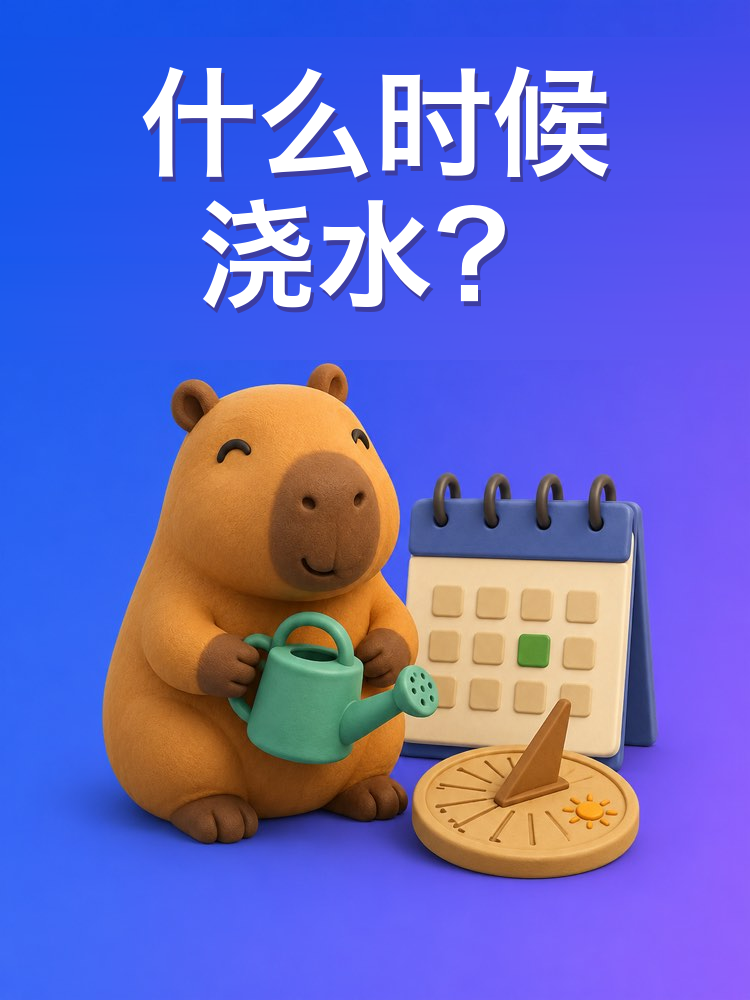 适合你的植物的浇水计划（AI提示词）