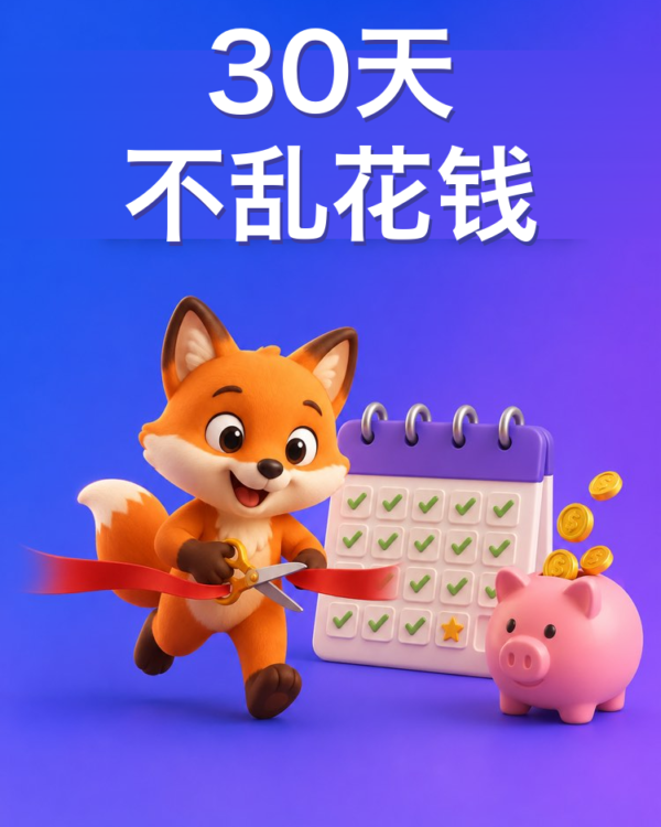 30天不乱花钱挑战