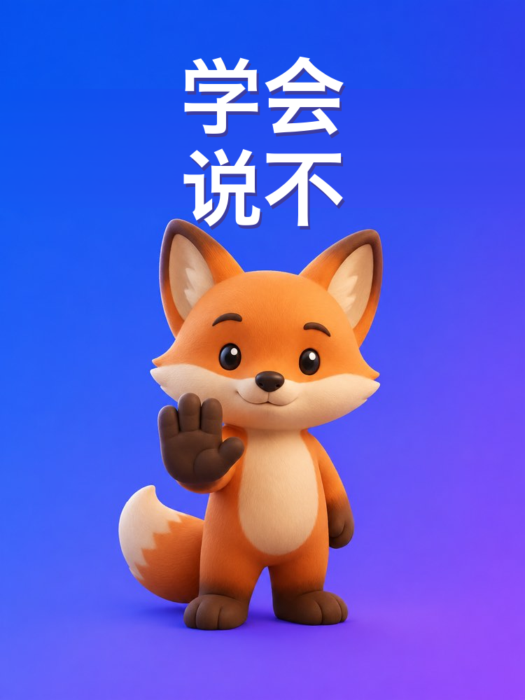 说「不」、划界线,而不内疚