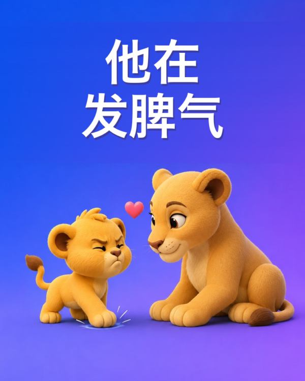 面对发脾气,不失去耐心